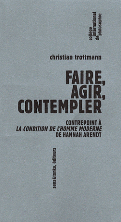 CV Faire, agir, contempler Christian Trottmann Sens & Tonka
